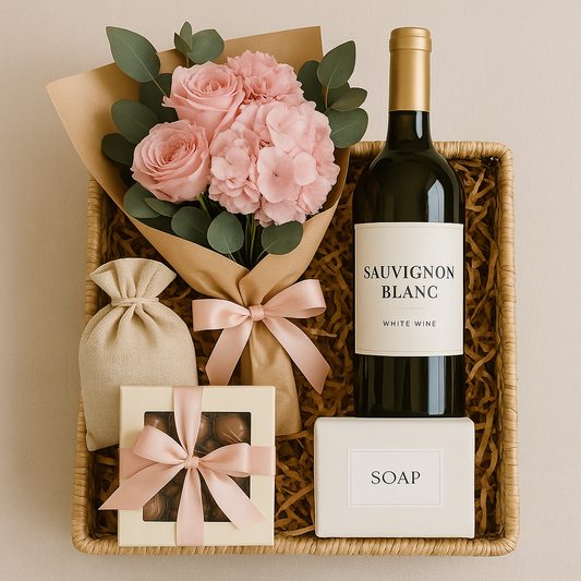 Coffret Élégance & Détente – Sauvignon Blanc & Douceurs