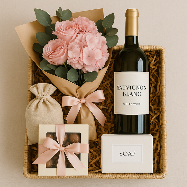 Coffret Élégance & Détente – Sauvignon Blanc & Douceurs
