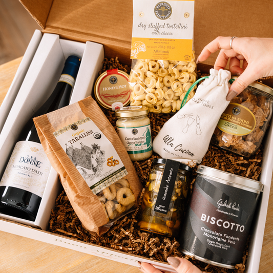 Panier Cadeau Saveurs d’Italie – Prosecco & Délices Artisanaux